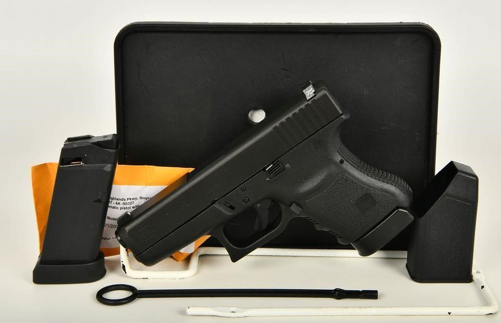 Lot 1428: Glock 36 Subcompact Semi Auto Pistol .45 ACP