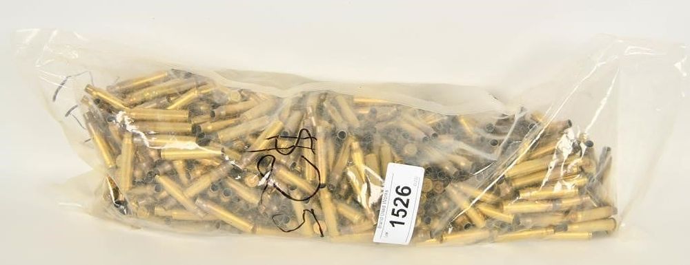 Lot 1526: 500 Count Of Empty .223 Brass Casings