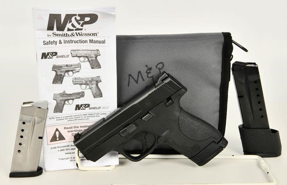 Lot 1534: Smith & Wesson M&P-9 Shield Semi Auto 9MM