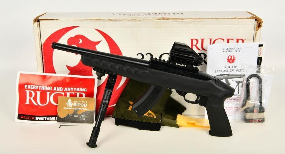Lot 1539: Ruger 22 Charger .22 LR Semi Auto Pistol 10"