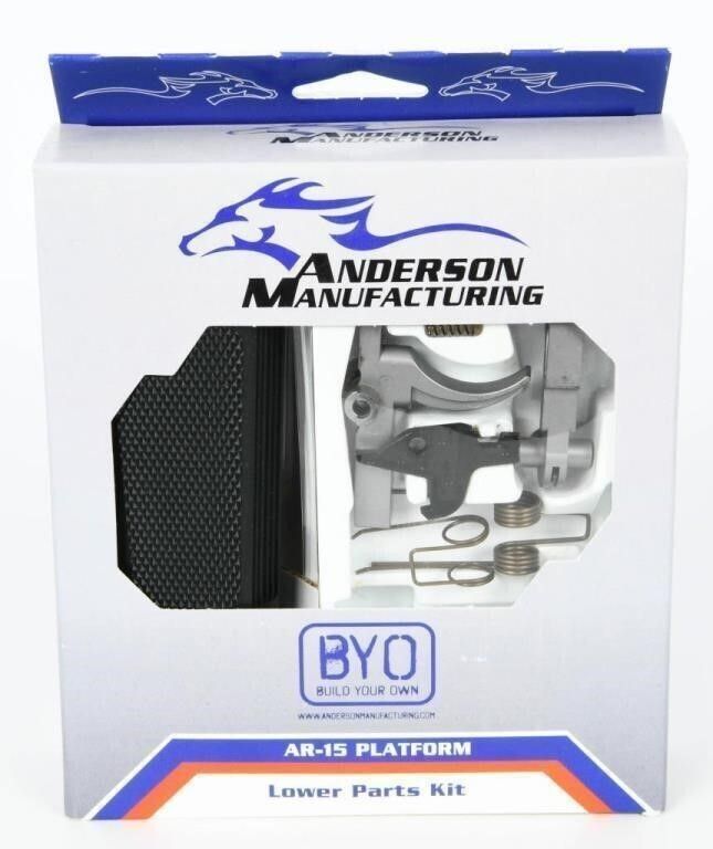 Lot 1562: NIB Anderson AR-15 .223/5.56 Lower Parts Kit