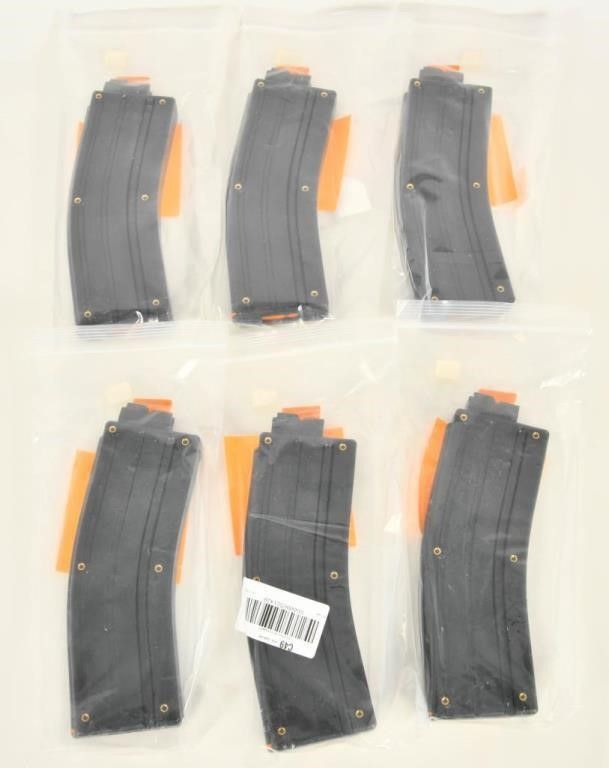 Lot 1571: 6 New RTB 25 Round AR-15 .22 Caliber Magazines