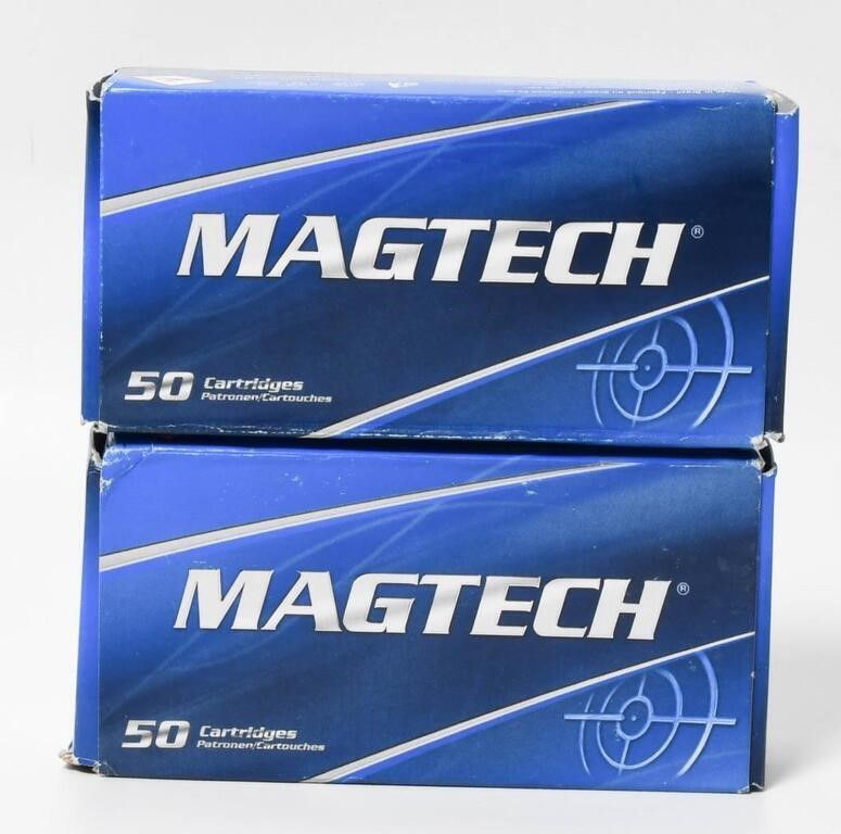 Lot 1582: 100 Rounds Of Magtech 9mm Luger Ammunition 115...