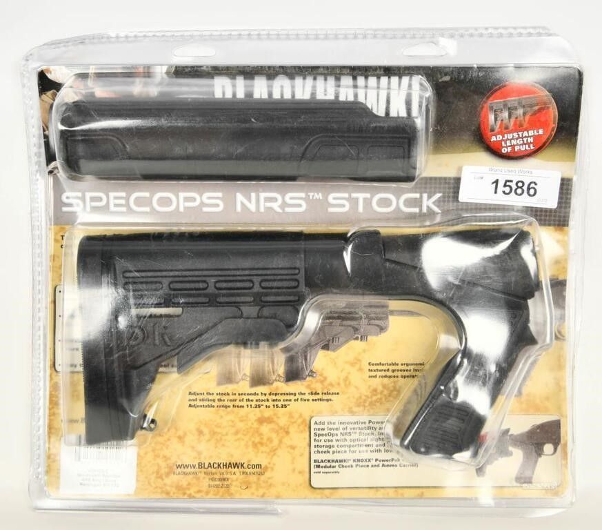 Lot 1586: Blackhawk KNOXX SpecOps NRS Adjustable Stock
