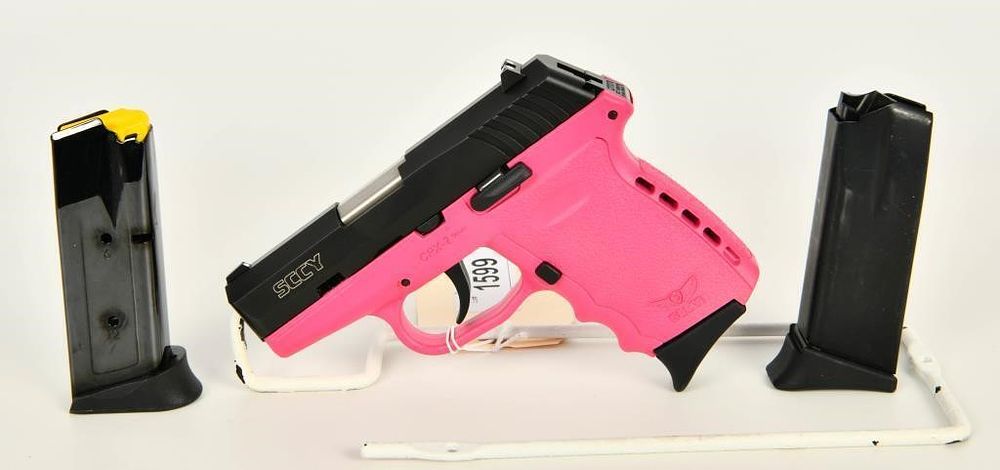 Lot 1599: SCCY CPX-2 Semi Auto Pistol 9MM Pink