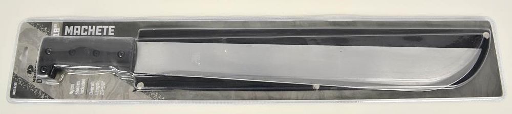 Lot 1601: NIP Mossy Oak Outfitters 18in Machete with Sheath