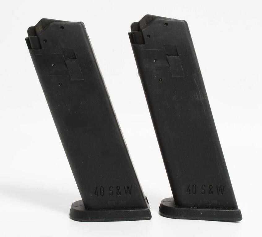 Lot 1607: 2 Factory HK USP .40 Caliber Magazines