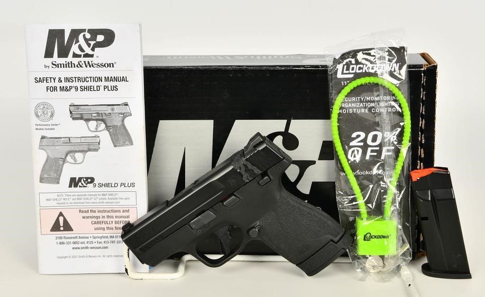 Lot 1623: Smith & Wesson M&P 9 Shield Plus 9mm Semi Auto