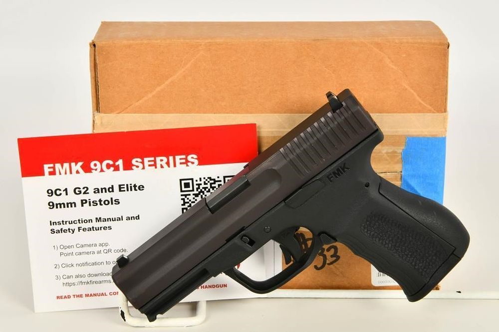 Lot 1626: NEW FMK 9C1 Gen 2 Semi Auto Pistol 9mm