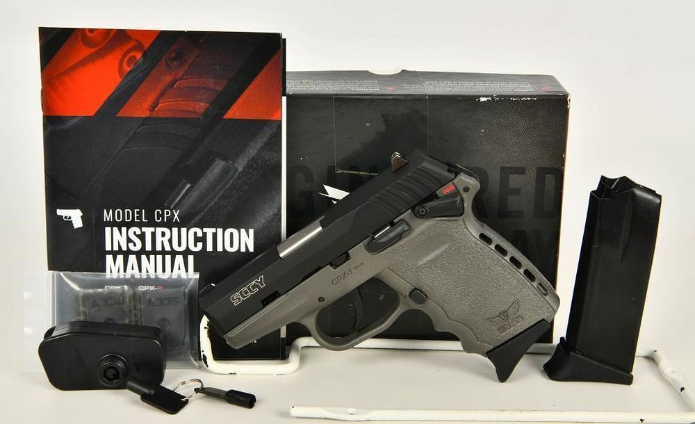 Lot 1692: SCCY CPX-1 Semi Auto 9mm Pistol