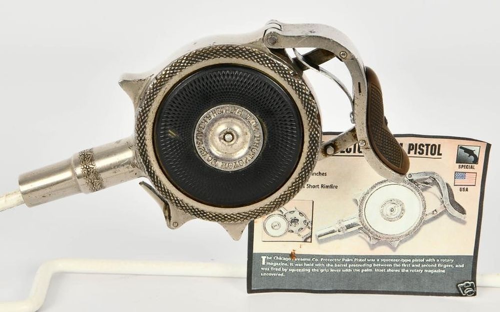 Lot 60: Antique Chicago Firearms The Protector Palm Pistol
