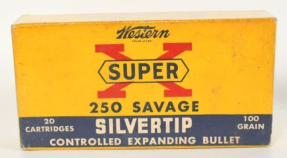 Lot 86: Collector Box Of Western Super-X 250 Savage Ammo
