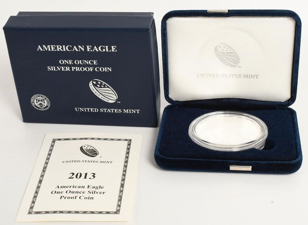 Lot 103: Proof American Eagle Silver Dollar Coin
