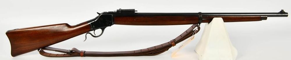 Lot 105: Winchester Model 1885 Highwall Sporting Rifle .22