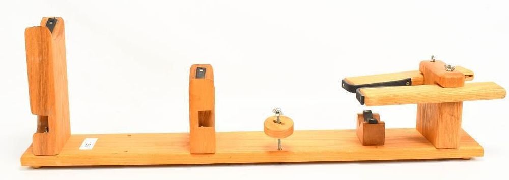 Lot 106: Wood Rifle Rest w/ Rubber Padding