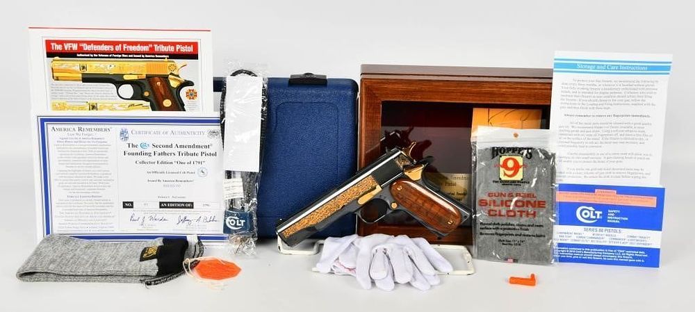 Lot 126: Colt Second Amendment Founding Fathers Tribute