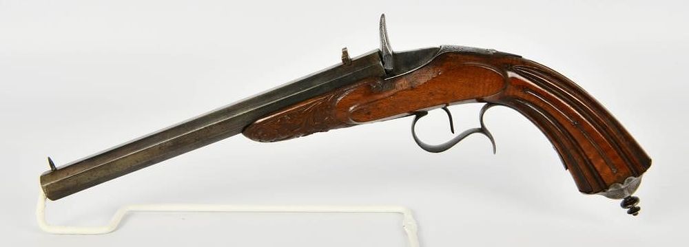 Lot 132: Antique Belgian Flobert Parlor Gallery Gun .22 CB