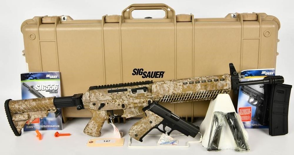 Lot 147: SIG Sauer 1 of 1500 Desert Digital Series Set