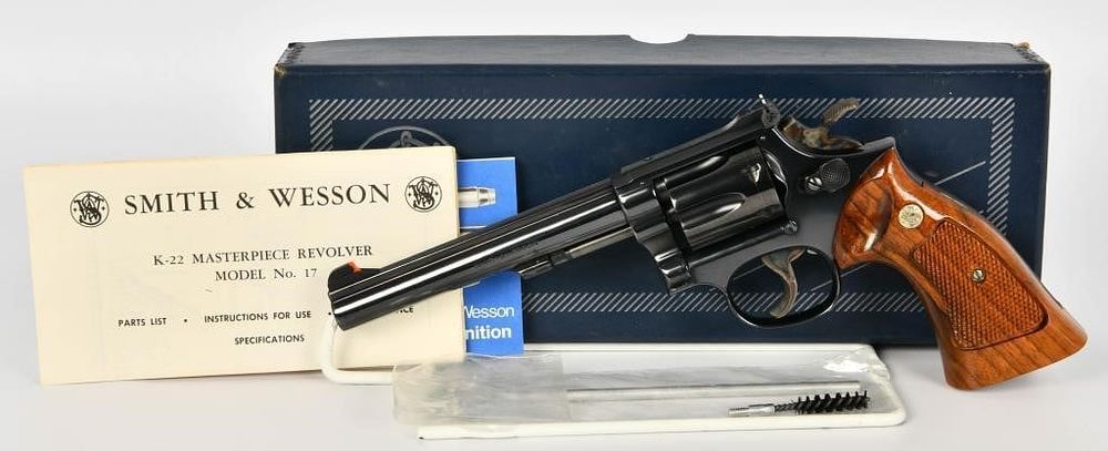 Lot 162: Mint Smith & Wesson Model 17-4 Revolver .22 LR