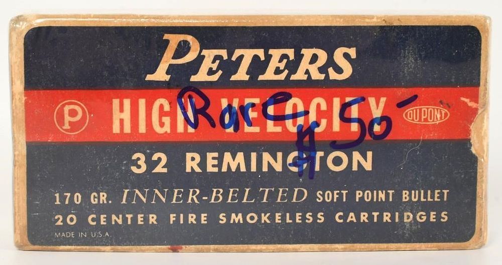 Lot 164: Collector Box of Peters 32 Remington High Velocity