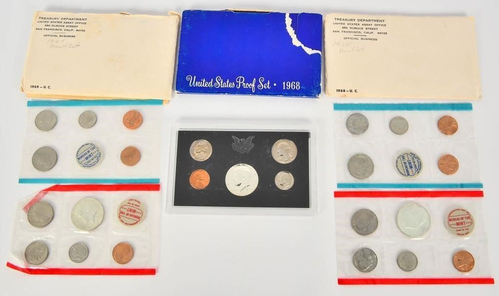 Lot 172: 5 Sets Of Collectible Coins W/ Various Dates