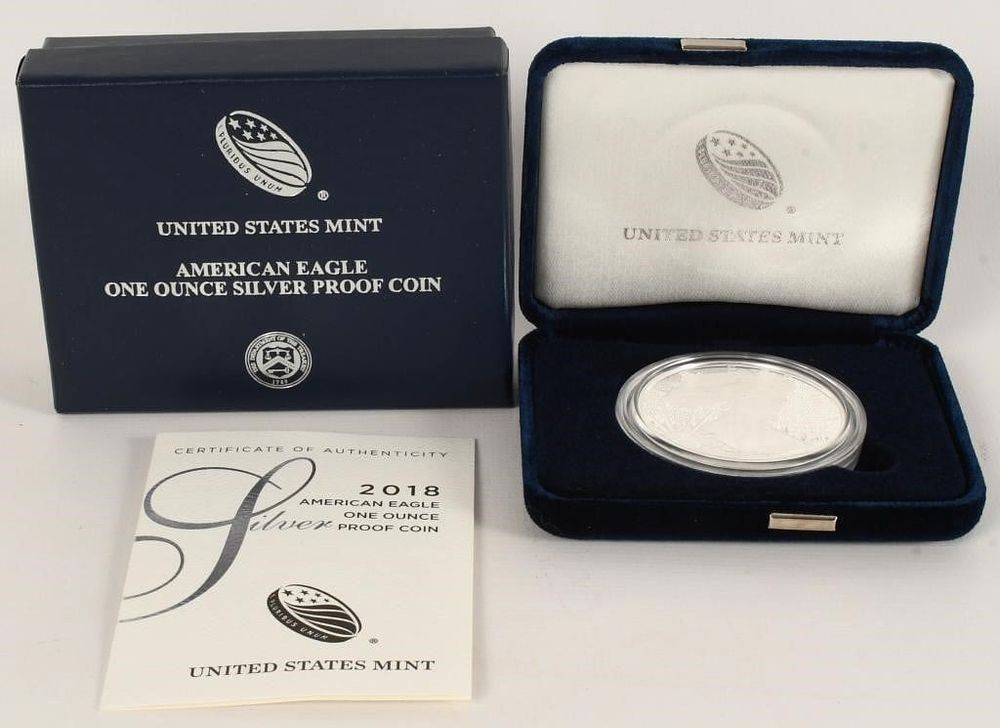 Lot 193: United States American Eagle Silver Proof Coin