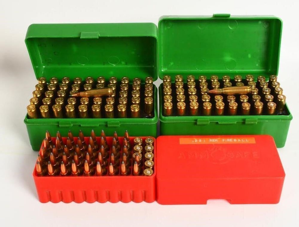 Lot 203: Three Cases of Remington .221 Various Types