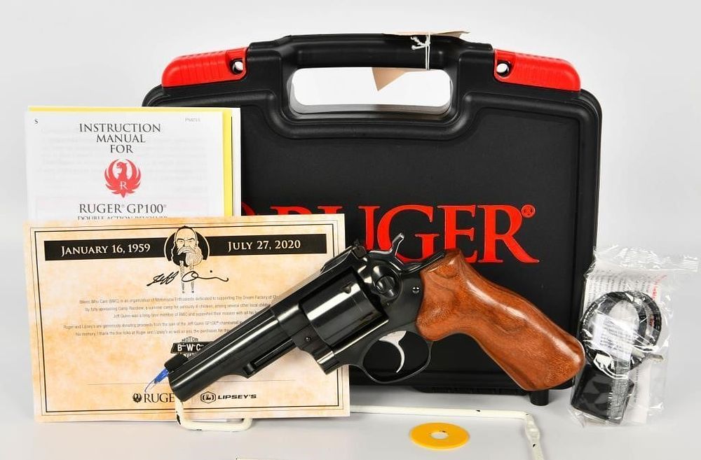 Lot 229: Jeff Quinn Signature Ruger GP100 .44 Special