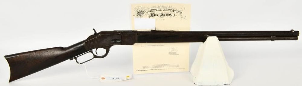 Lot 255: Antique Winchester Model 1873 Rifle Factory Letter