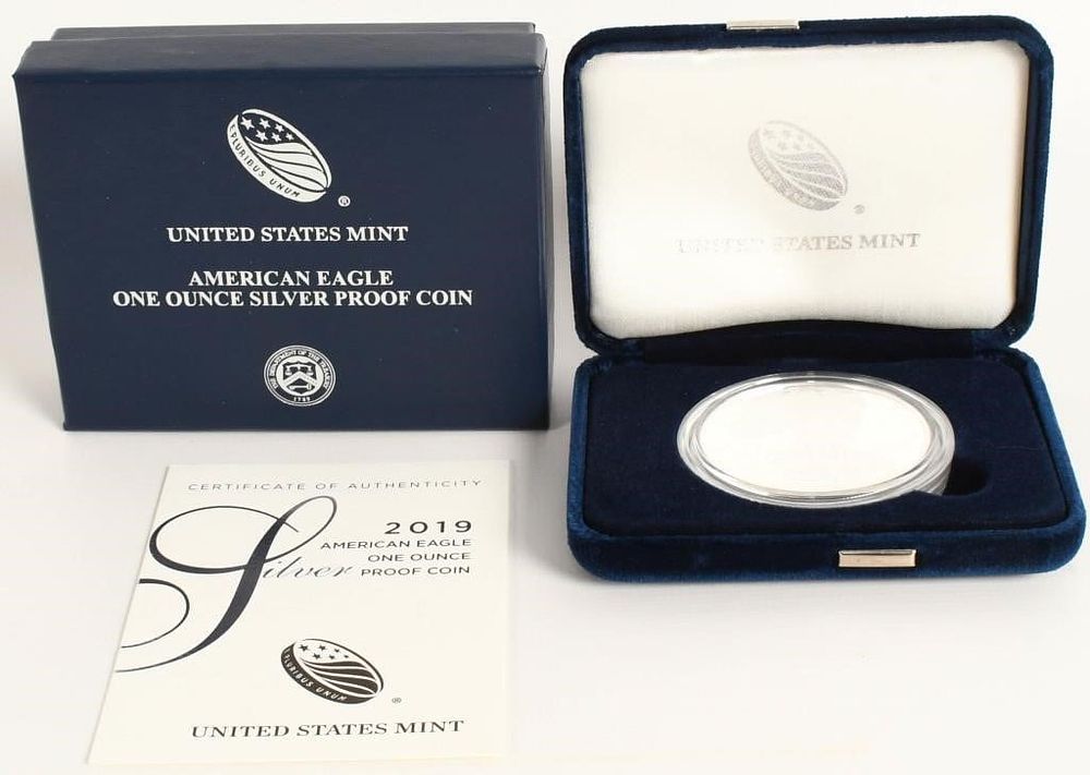 Lot 283: Proof American Eagle Silver Dollar Coin