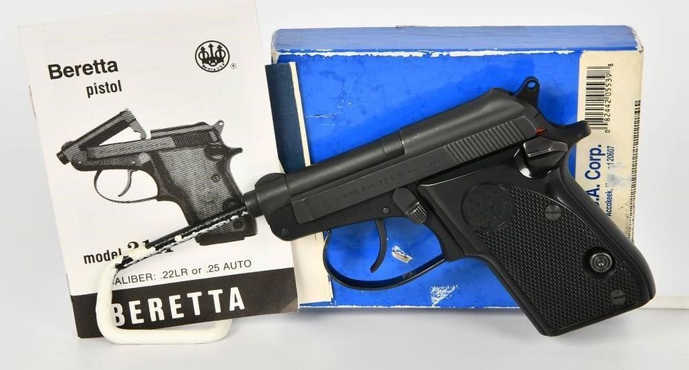 Lot 289: Beretta Model 21A Bobcat Semi Auto Pistol .22 Cal