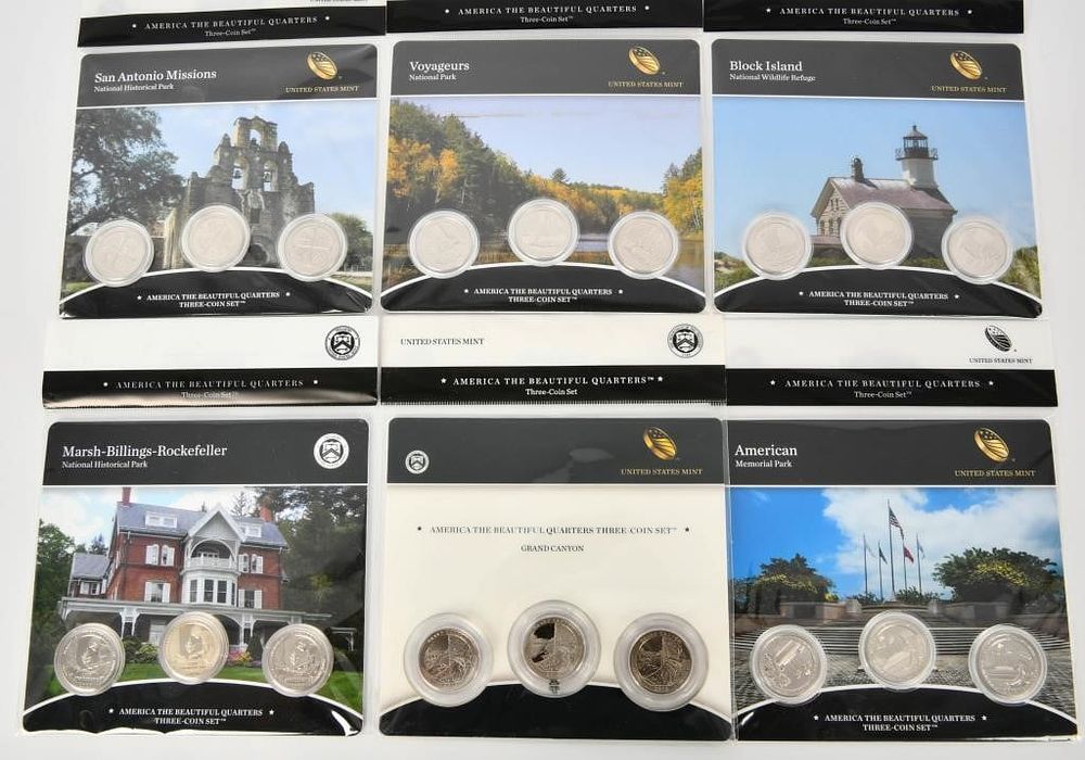 Lot 292: 6 Sets Of United States Mint Coin Sets