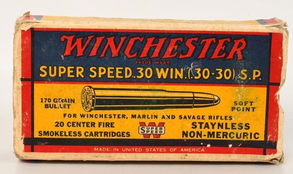 Lot 311: Collector Box of Winchester Super Speed .30 Win