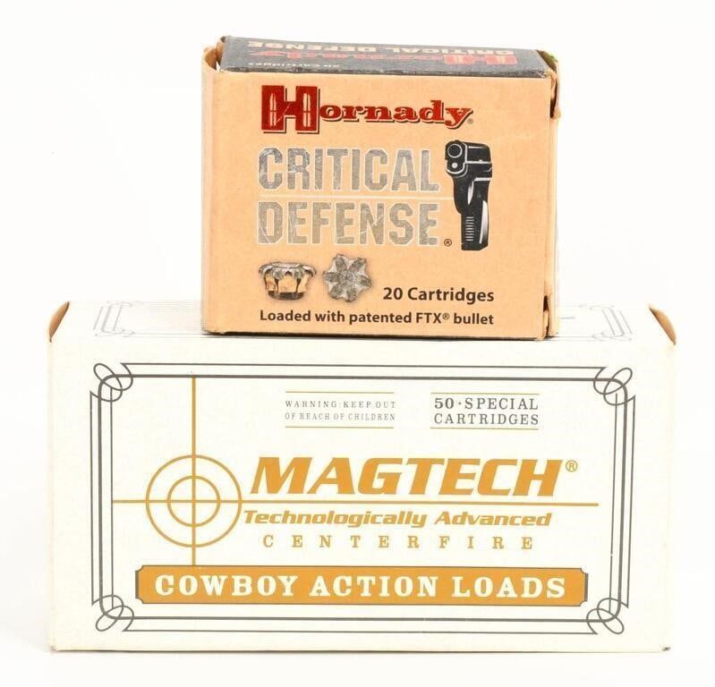 Lot 362: 70 Rounds of Magtech and Hornady .45 Colt