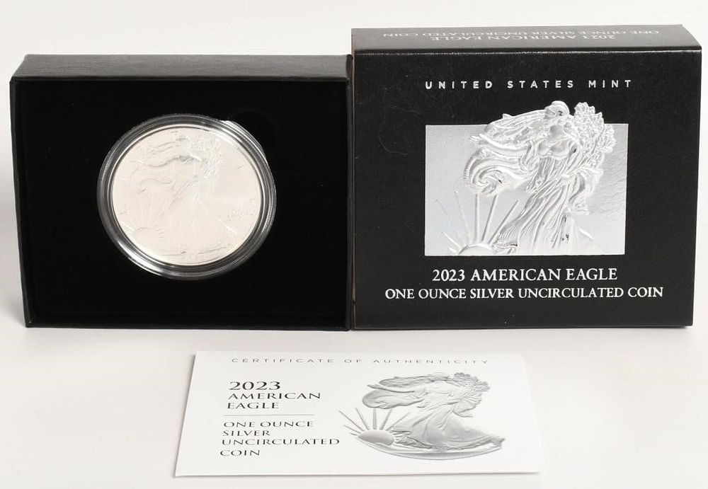 Lot 373: Proof American Eagle Silver Dollar Coin