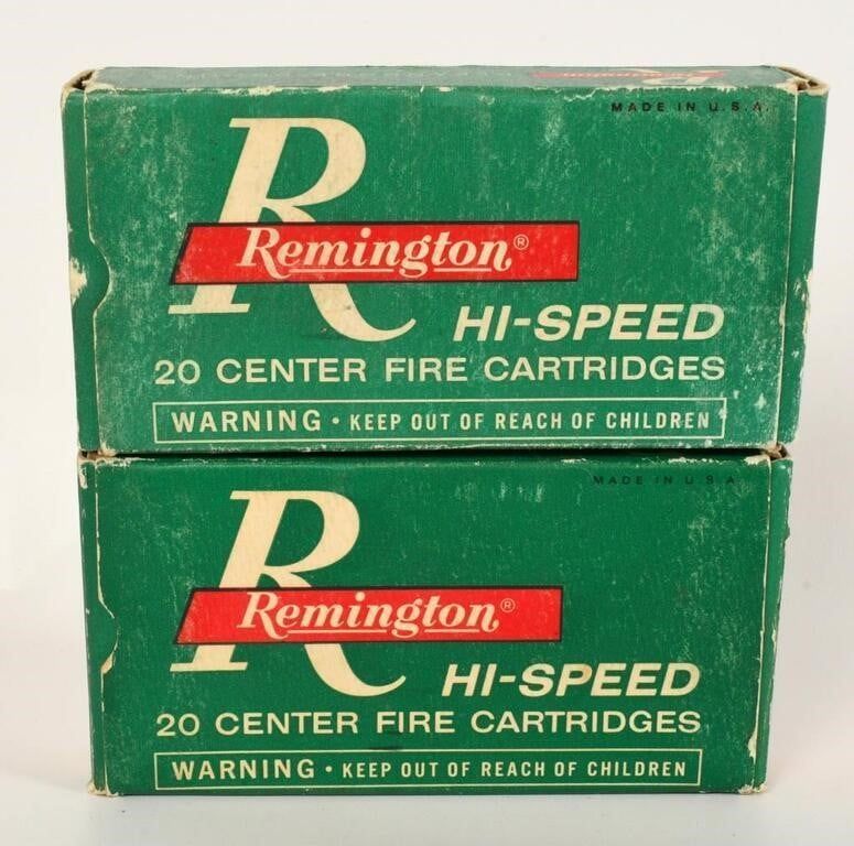 Lot 383: Collector Boxes of Remington Hi-Speed .350 Rem Mag