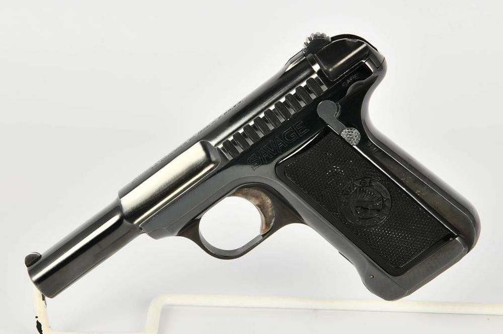 Lot 384: Mint Savage Model 1907 Pocket Pistol 7.65