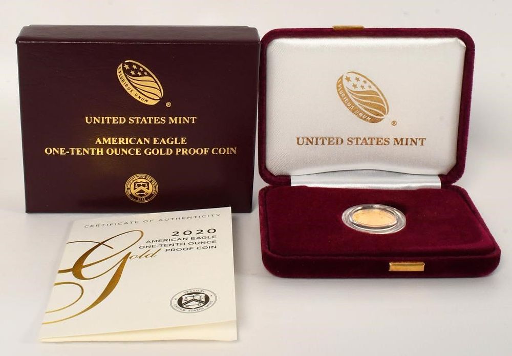 Lot 403: Proof American Eagle 1/10th Gold Coin