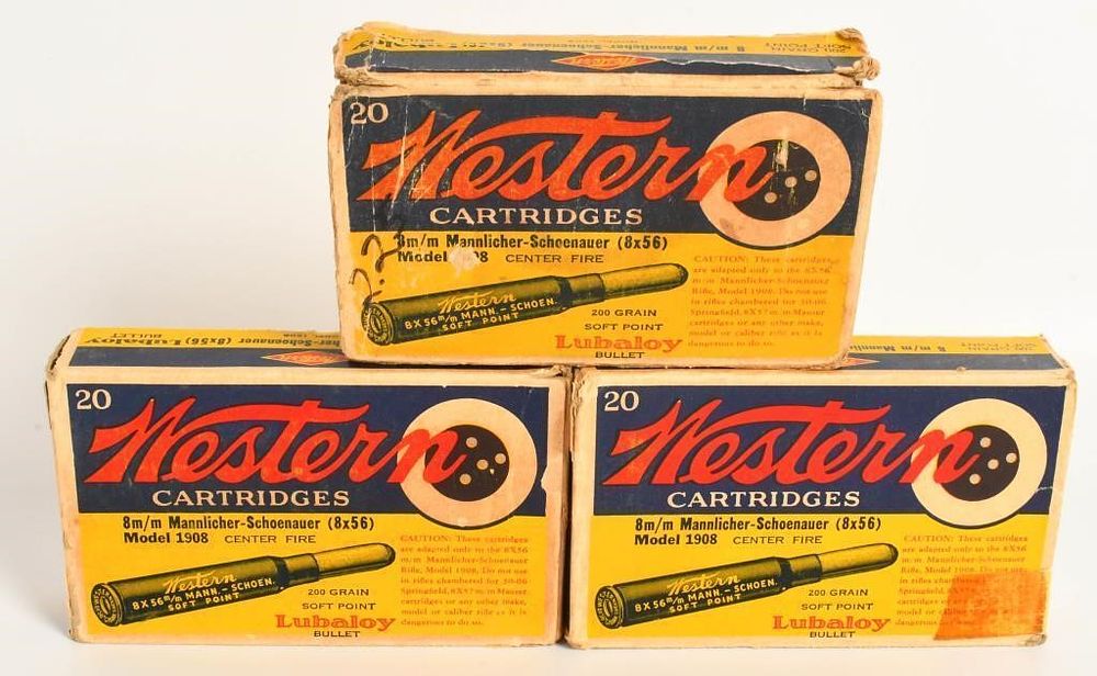 Lot 428: Collector Boxes of Western 8m/m Mannlicher