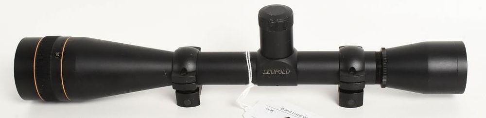 Lot 454: Leupold 12X Matte Black Riflescope