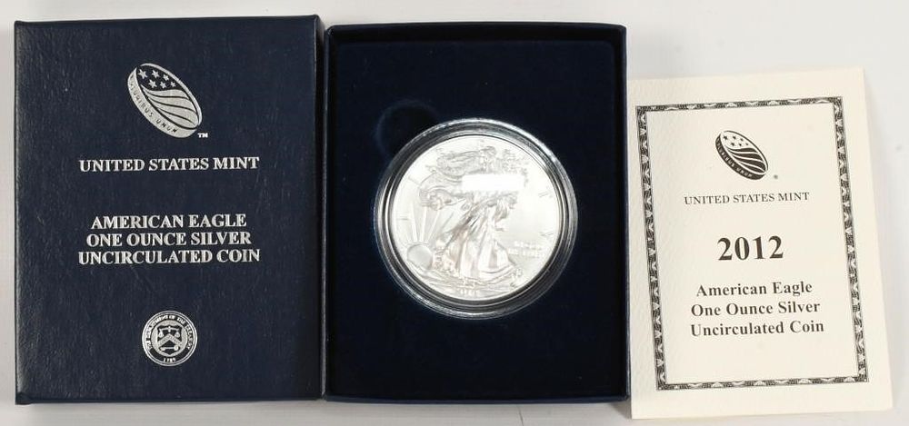 Lot 463: Uncirculated American Eagle 1 Oz Silver Coin