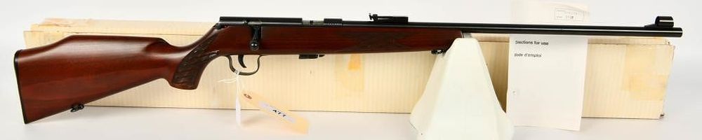 Lot 477: Boxed Unfired Voere Model 2108 Target Rifle .22 LR