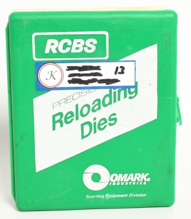 Lot 478: RCBS Reloading Dies For 8mm Rem Mag