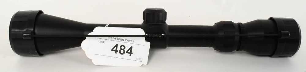 Lot 484: Barska 3-9x Matte Black Riflescope