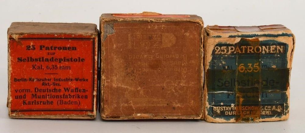 Lot 491: 3 Collector Boxes Of .25 Auto & .32 Auto Ammo