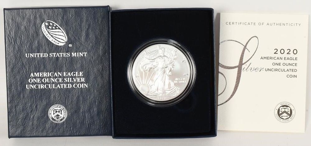 Lot 493: Proof American Eagle Silver Dollar Coin