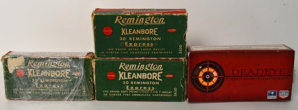 Lot 518: Collector Boxes of Remington .30