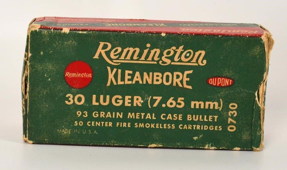 Lot 521: Collector Box of Remington .30 Luger