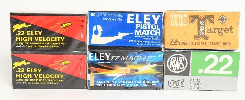 Lot 548: 500 Rounds of .22 Long Rifle Ammo