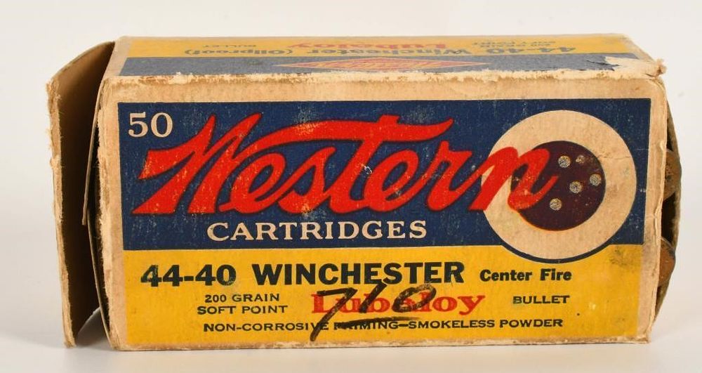 Lot 554: Collector Box of Western 44-40 Winchester